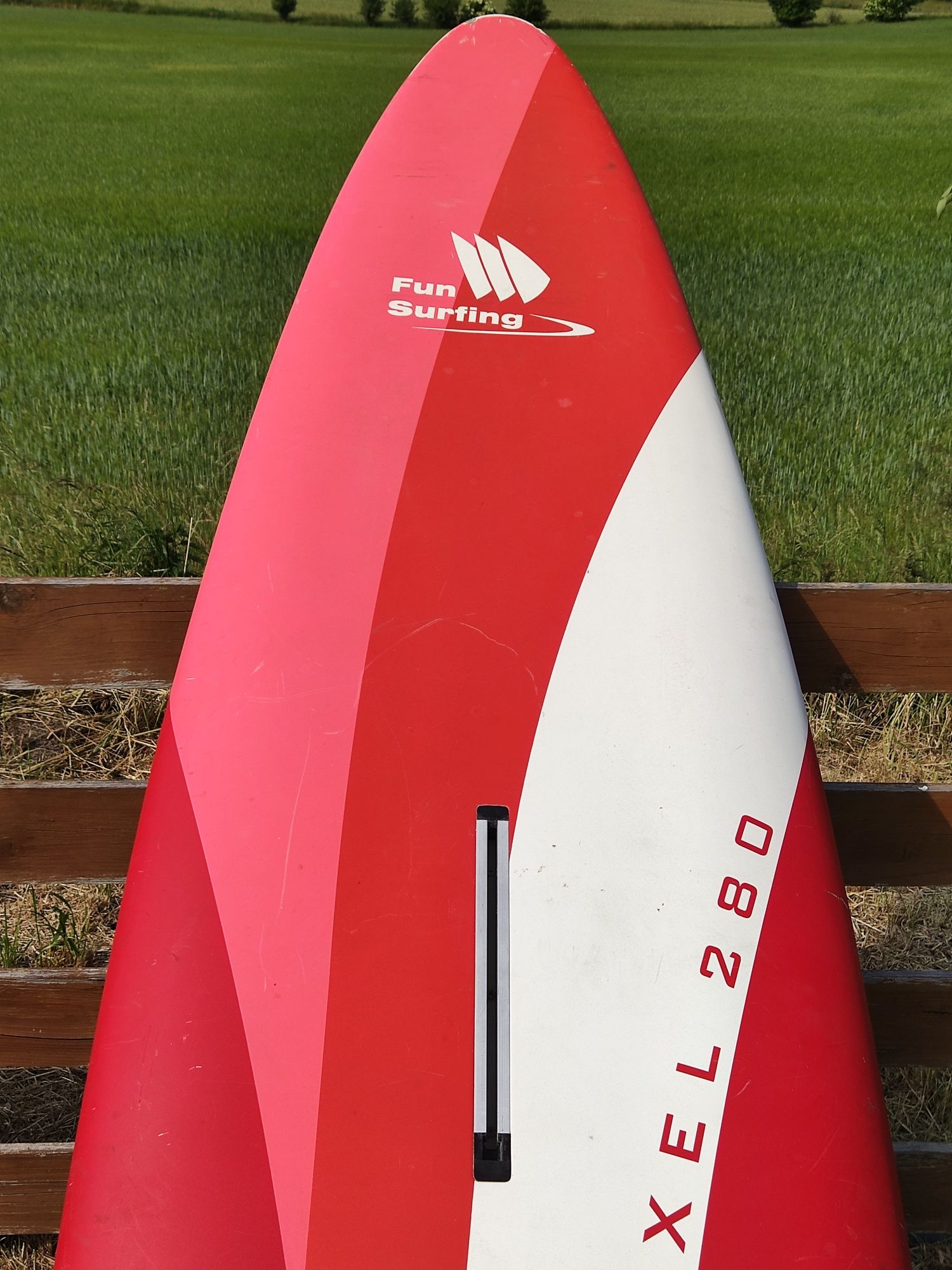 Deska 150 litrów szer. 71cm dł. 280cm Axel Windsurfing Nauka