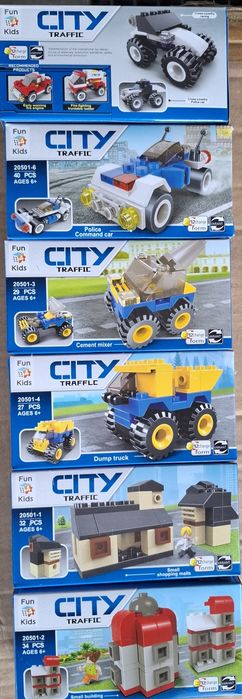 Zestaw kreatywnych klocków 2w1 dla dzieci