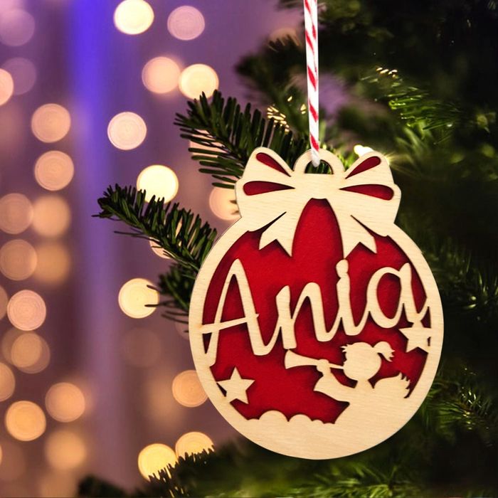 Personalizowana bombka choinkowa