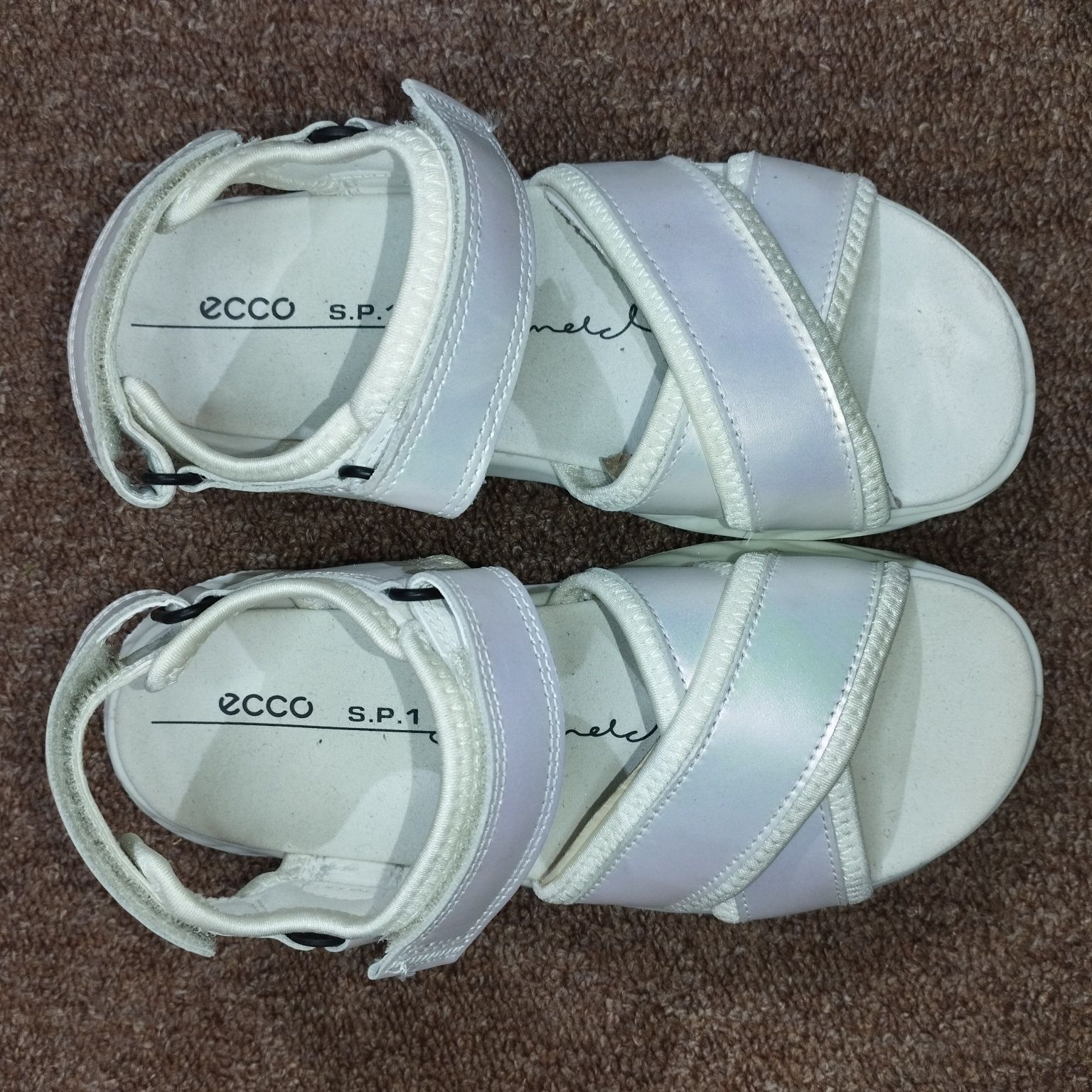 27-35. Босоніжки шкіряні на дівчинку Ecco SP.1 Lite Sandal K