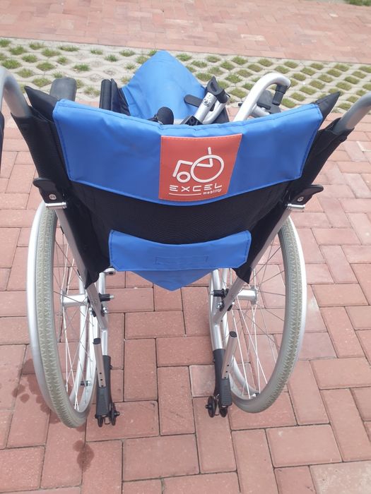 Wózek inwalidzki aluminiowy super stan