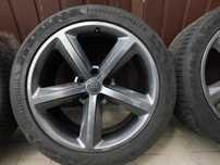Alufelgi audi  18 calowe z oponami continental 235/45/18 rozstaw 5x112