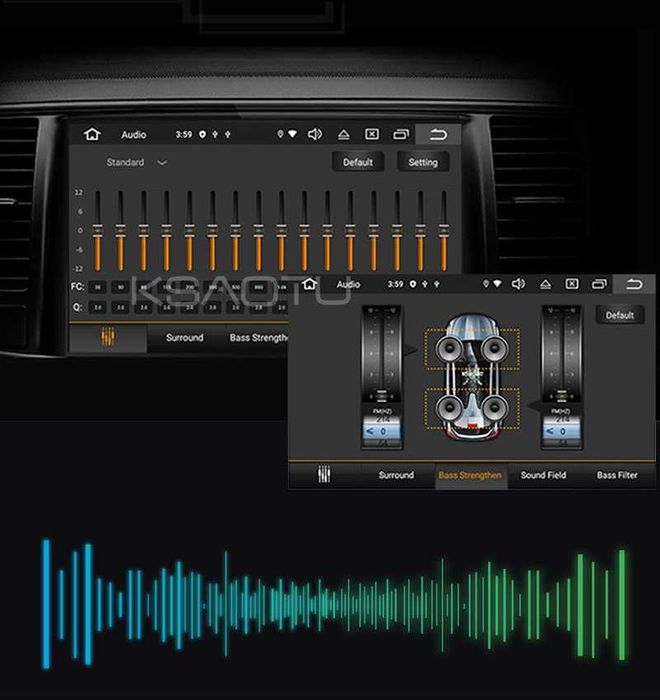 Radio FM RDS DAB CarPlay Android WiFi GPS DVD USB Audi A4 B7 Seat Exeo