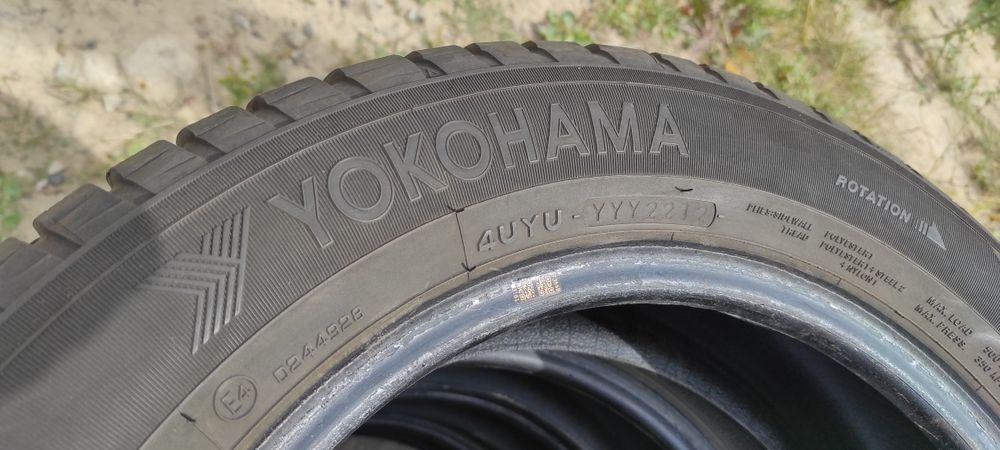 Opony zimowe 6mm 175/65/15 Yokohama 6N