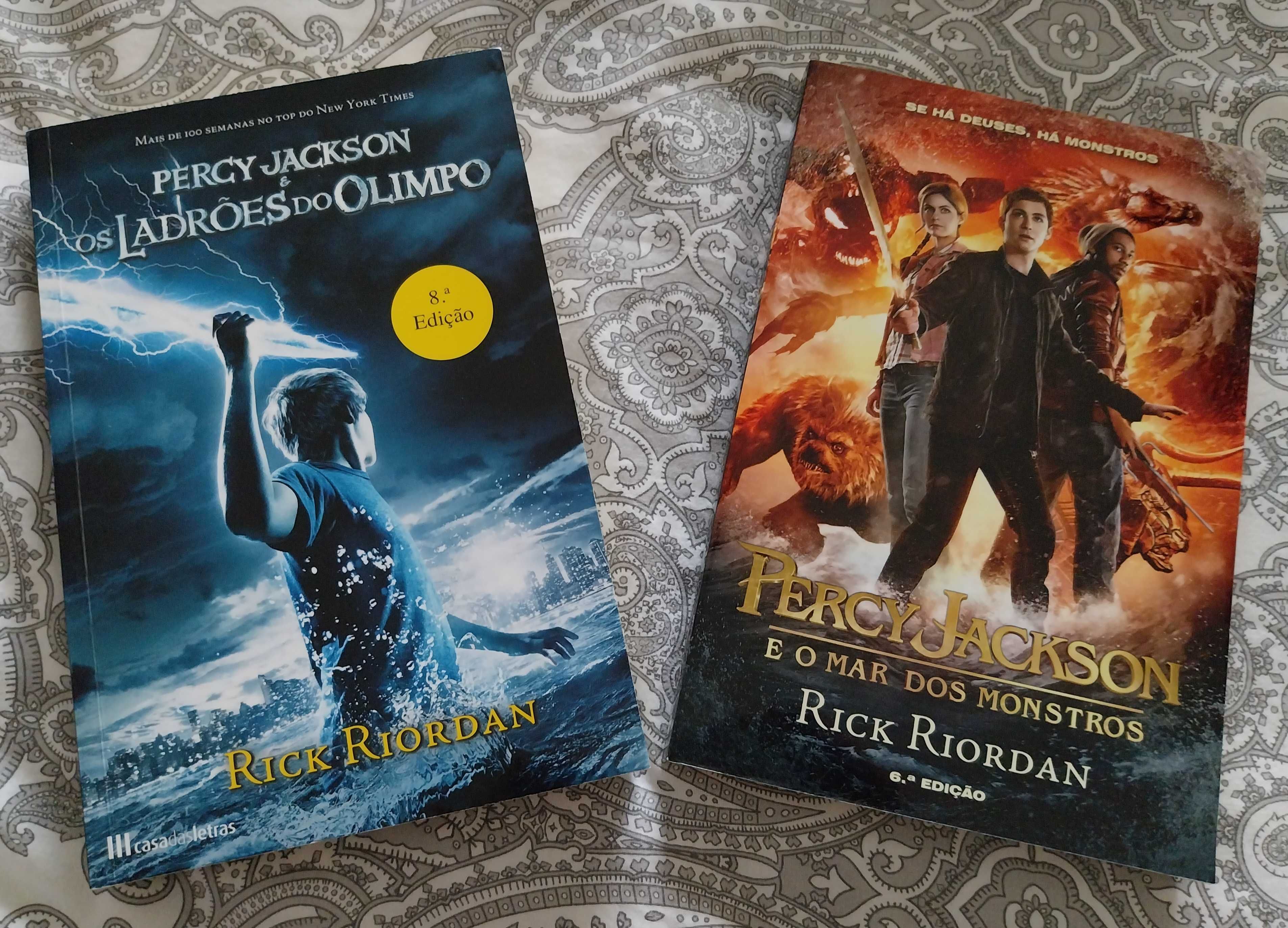 Livros do Percy Jackson  novos