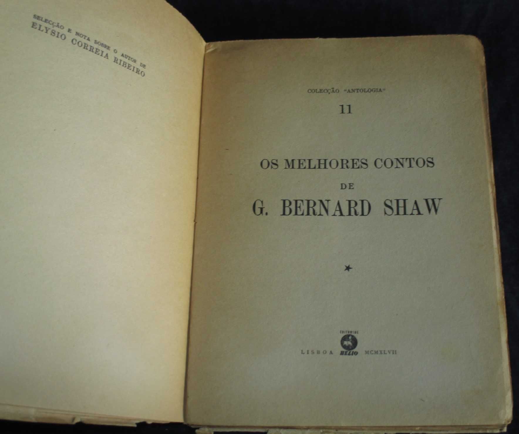 Livro Os Melhores Contos de G. Bernard Shaw