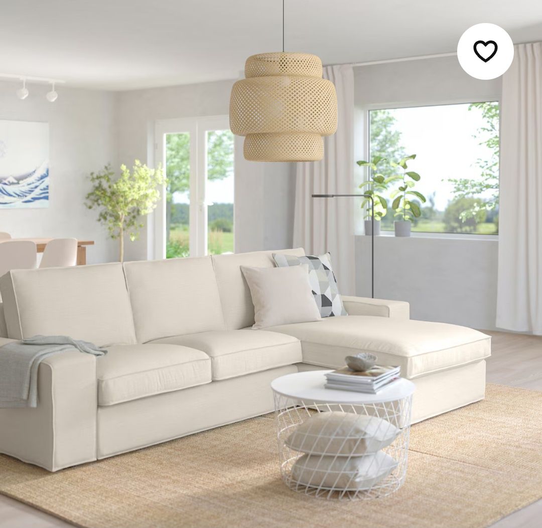 Nowa 1/2 Ceny Sofa Tallmarra beż KIVIK z Ikea Prawo/lewo Wymienne pokr