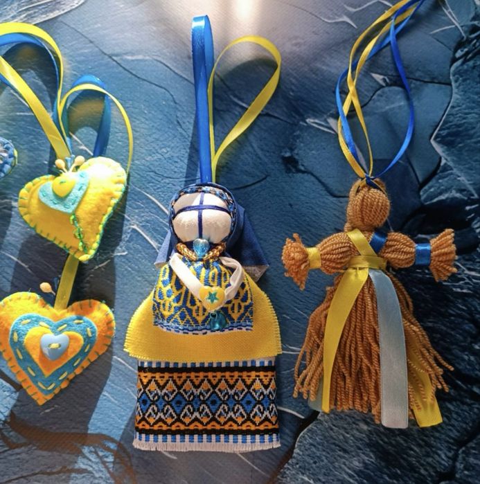 Ляльки Підвіски на Ялинку в різних кольорах