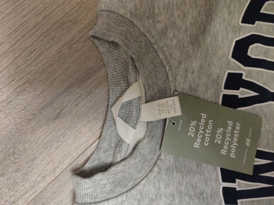 Світшот h&m сірий новий