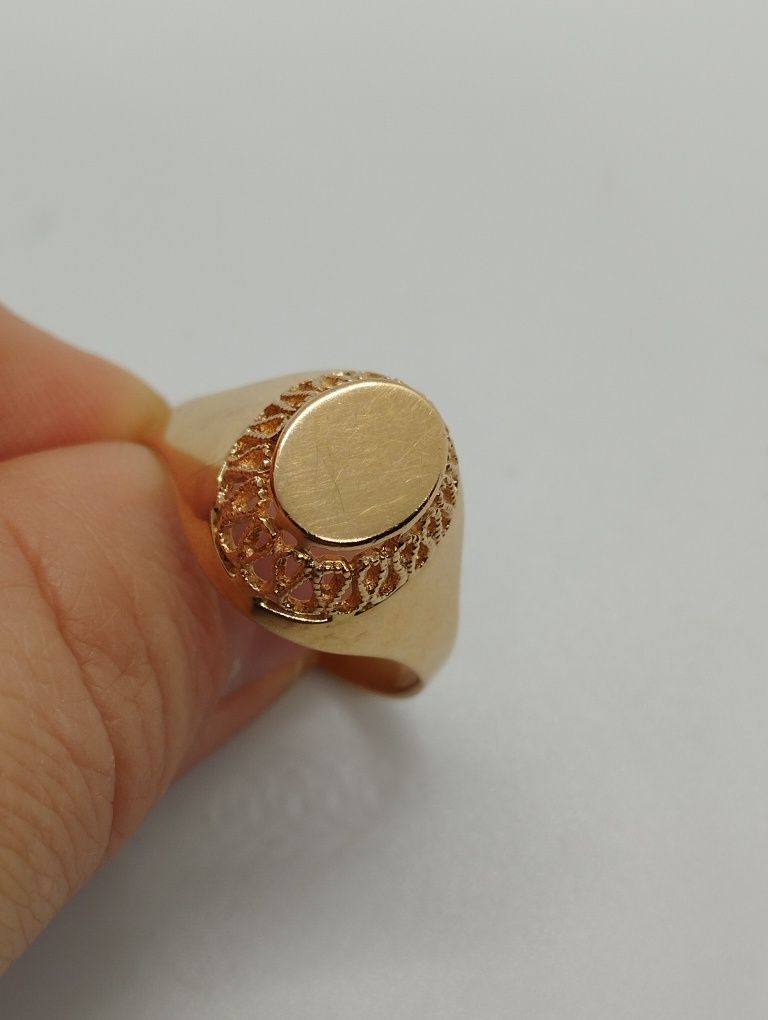 Золотой перстень СССР 19.5 размер 3.98 грамма
