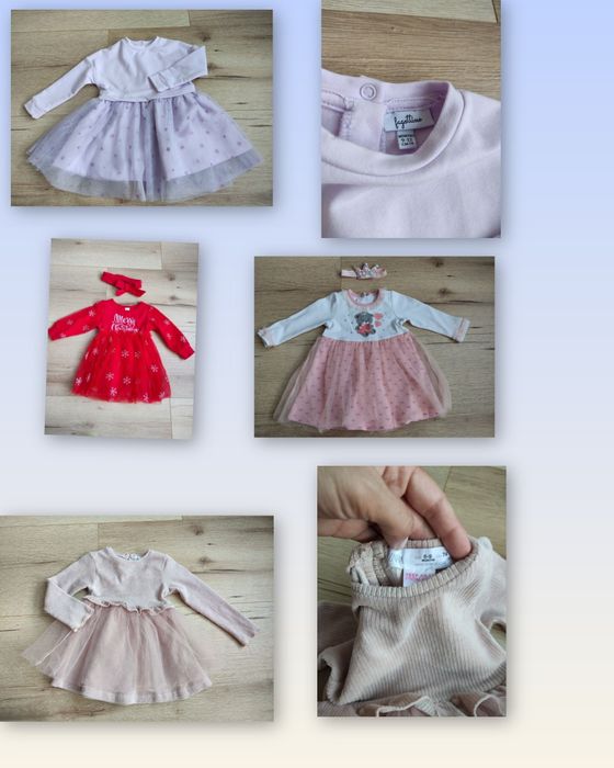 Пакетом дитячий одяг, боді,ромпери, костюм,сукня 3-6, 6-9 міс