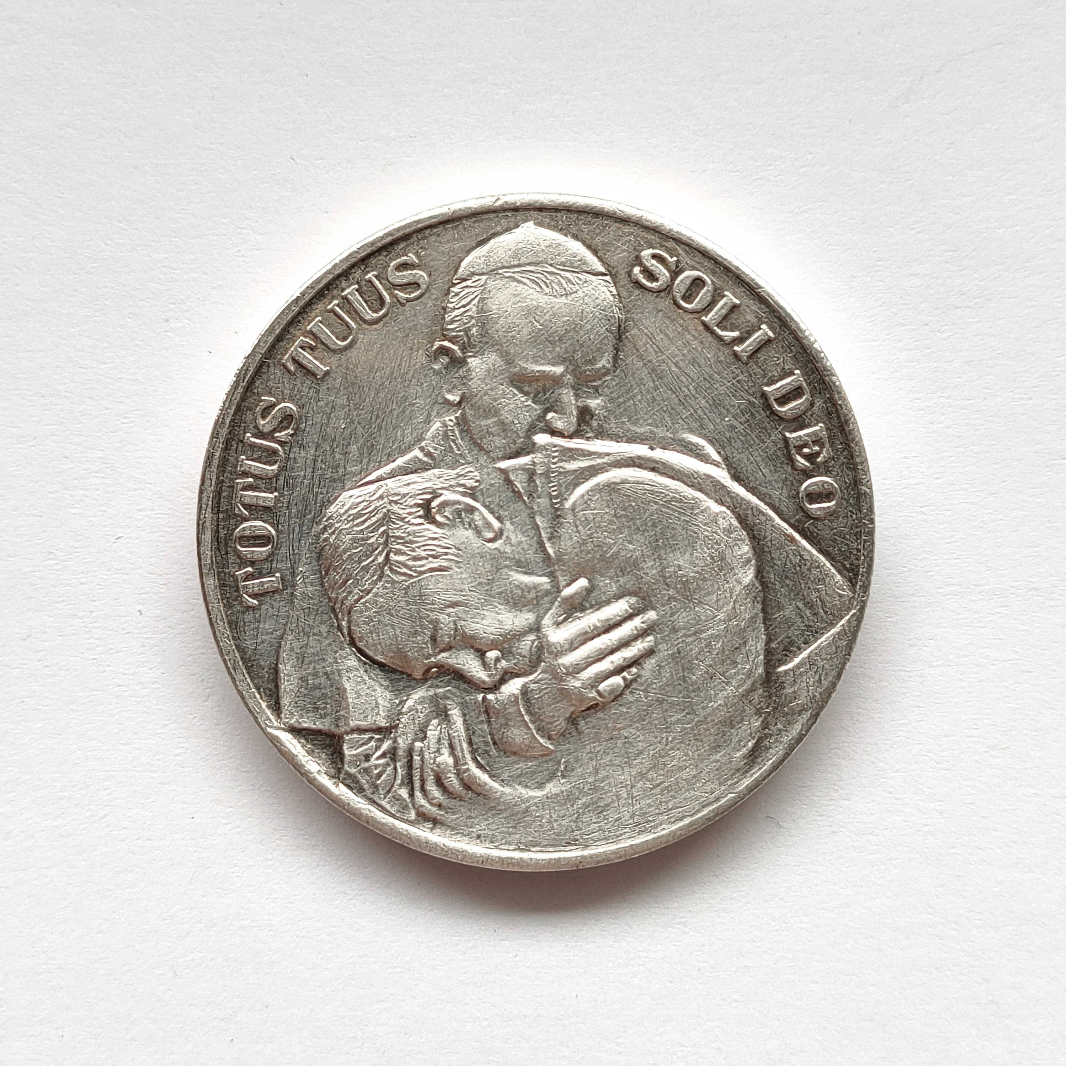 Medal Jan Paweł II Matka Boska Częstochowska antyk