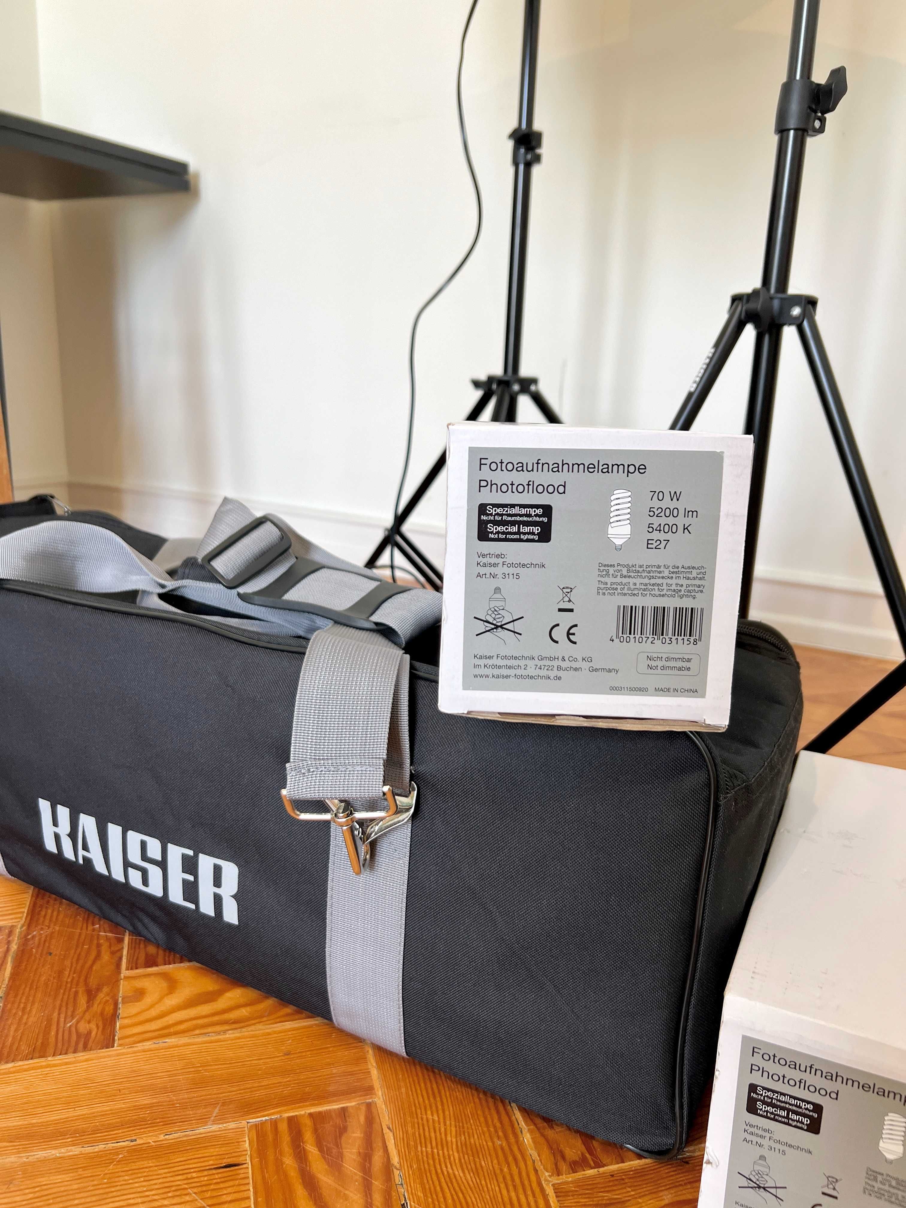 Iluminação para fotografia e vídeo — KAISER Kit