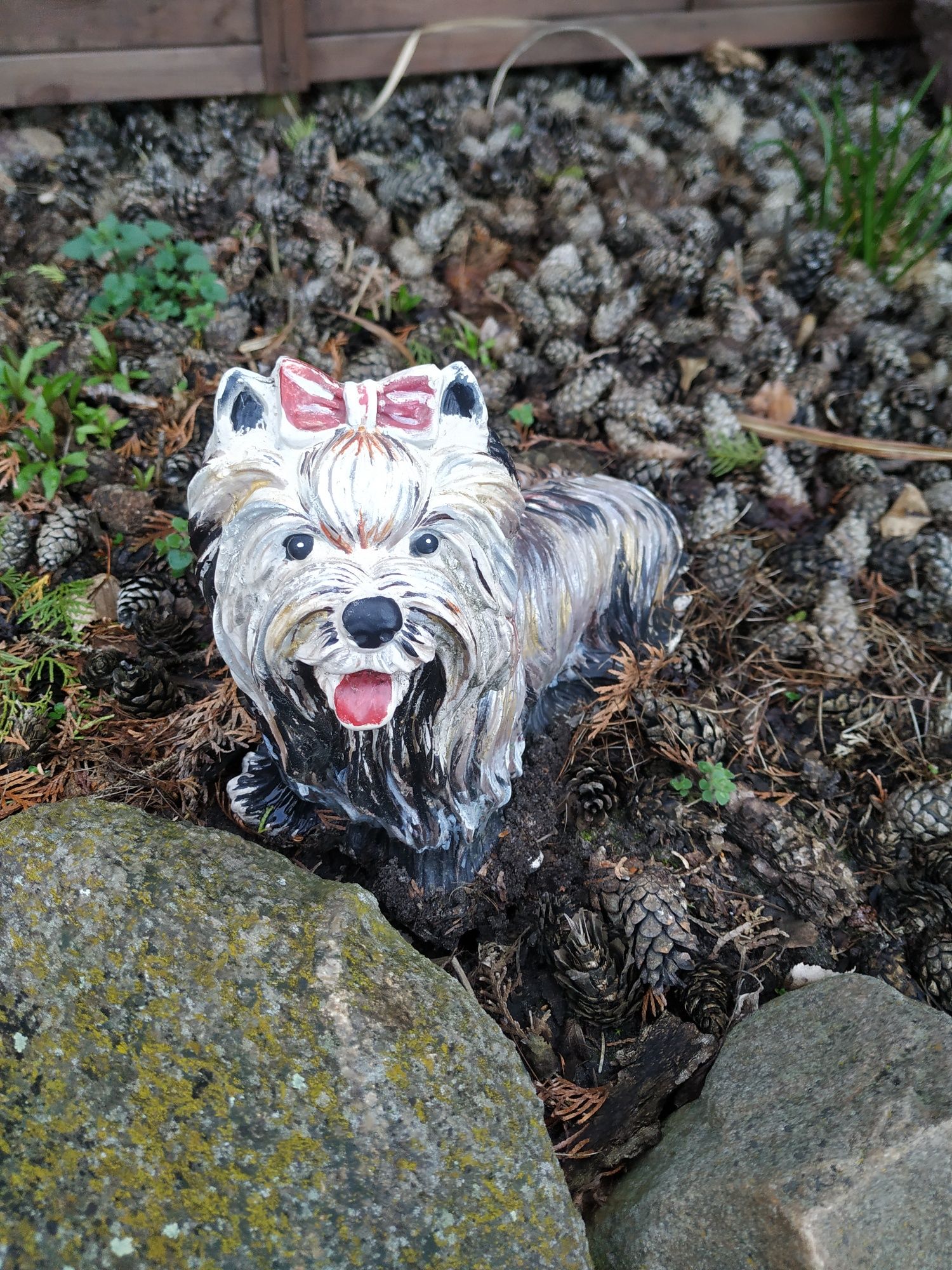 Pies York Figurka, rzeźba ,ogrodowa