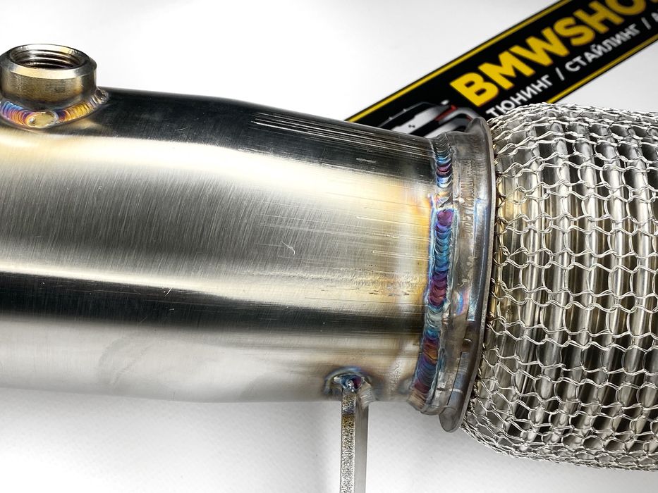 Даунпайп N55 BMW 35i/45i F30/32/34/36 F15/25 F22/87 F10/F3/06/07 Евро2