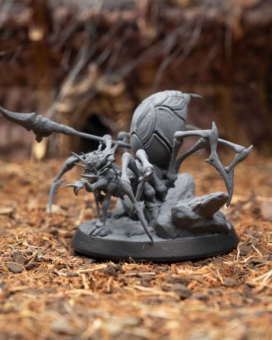Olbrzymi Pająk Szaman - Figurka 32mm 14K zgodna z DnD RPG Pathfinder