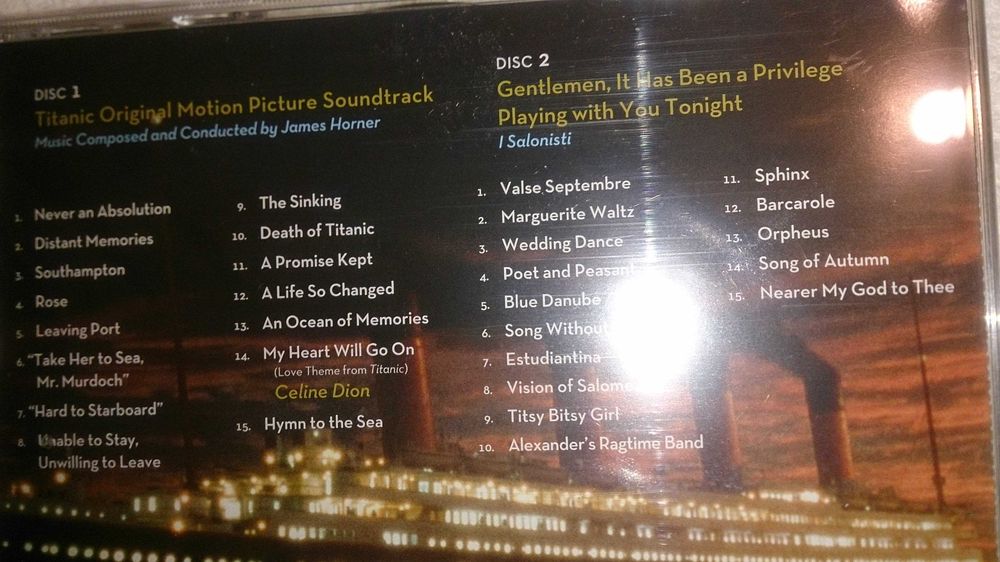 titanic (banda sonora do filme titanic) 2 cds anniversary edition