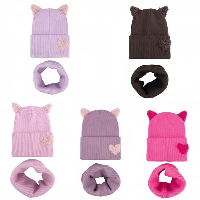 Шапка і хомут для дівчинки