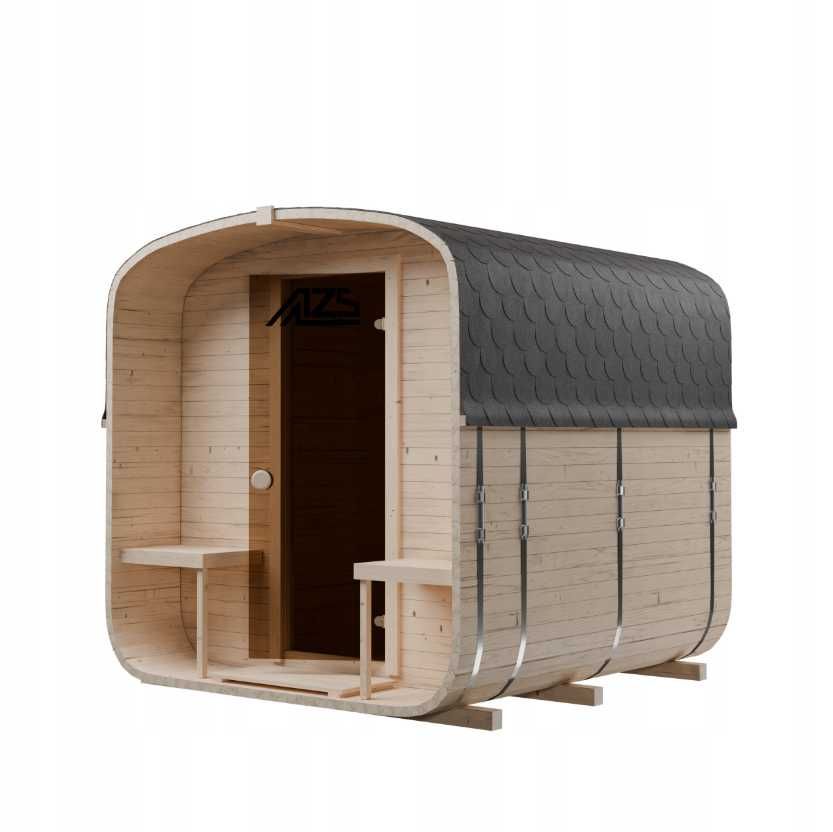 Sauna zewnętrzna + piec + MONTAŻ z DOJAZDEM