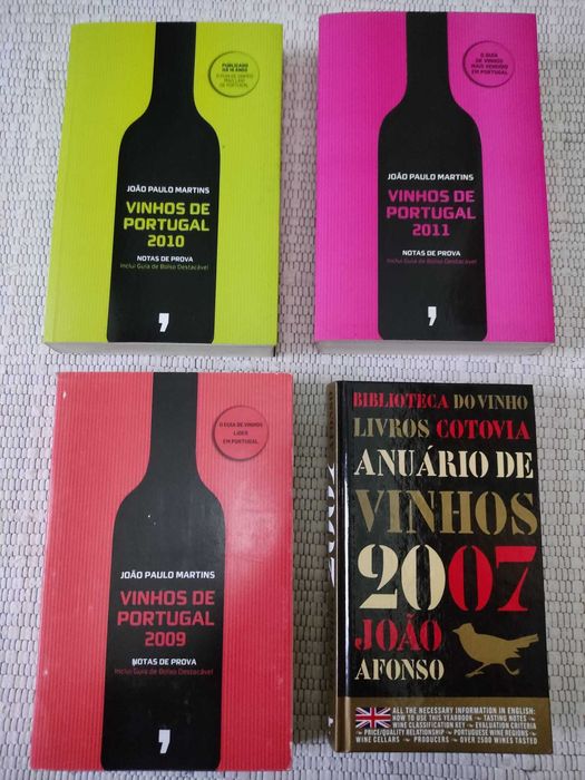 Livros sobre vinhos