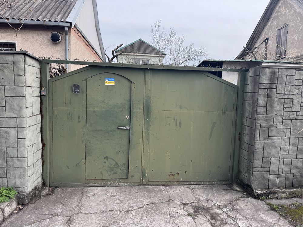 Продам Железные ворота с калиткой б/у