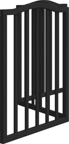 vidaXL Składana bramka dla psa, 3 panele, czarna, 150 cm