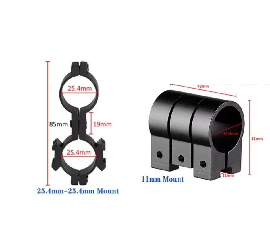 Czerwony Laser Celowniczy (25.4mm/11mm)
