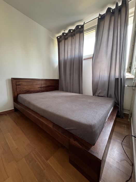 Rama łóżka drewno palisander wyjątkowe indyjskie