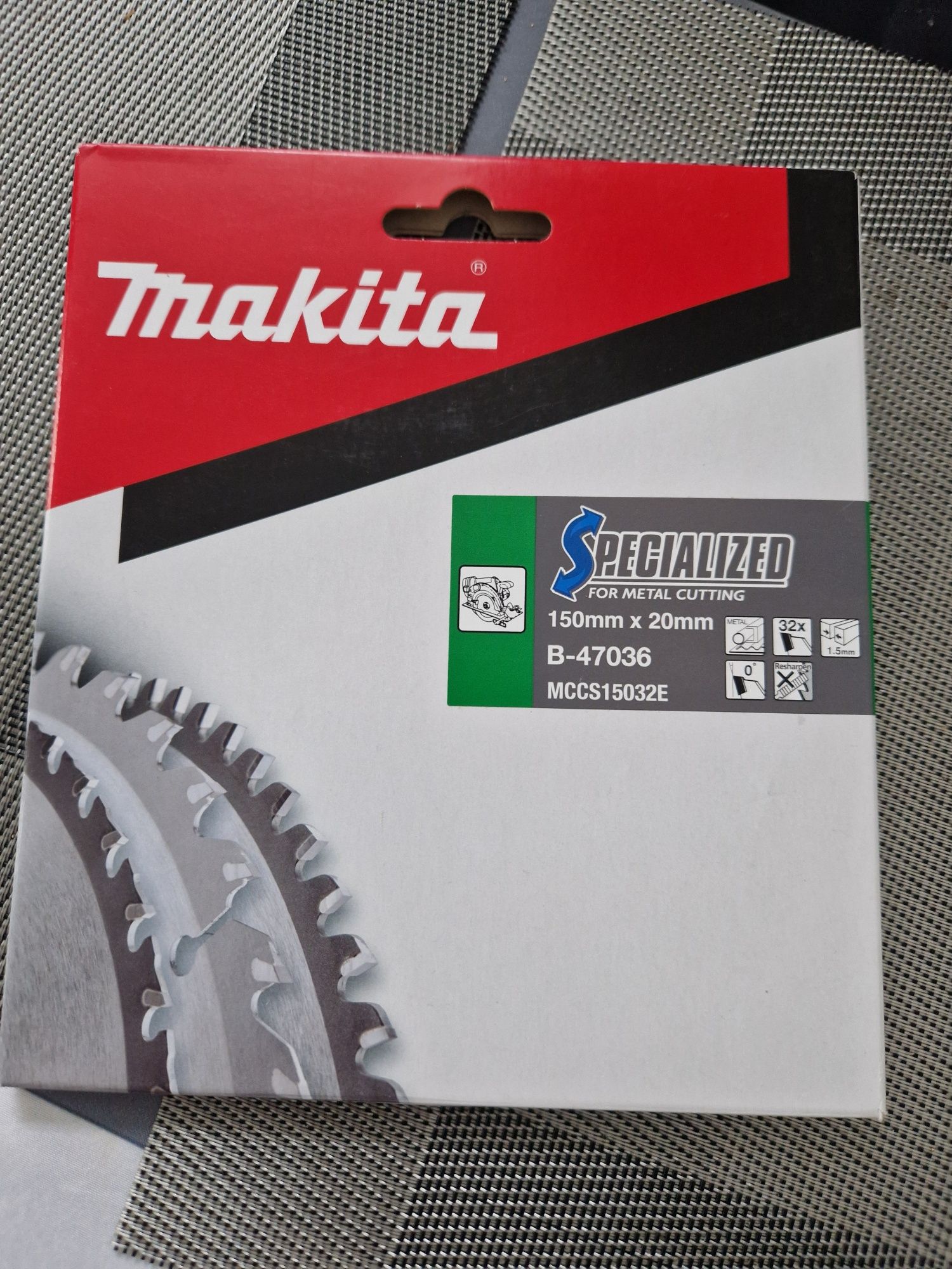 Makita Specialized tarcza do cięcia metalu