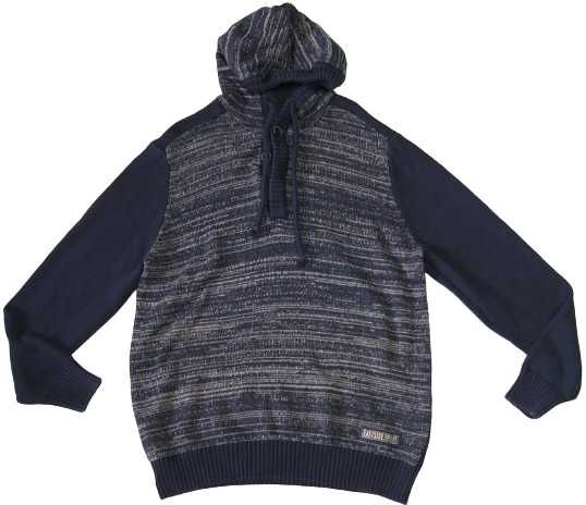 TOM TAILOR XL jak nowy sweter cieply bawełna z kapturem