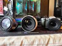 fuji xt5 Czarny, W zestawie trzy soczewki, rabat 30%