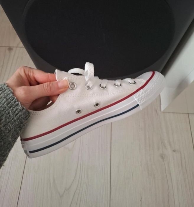 białe Converse nowe damskie obuwie conversy klasyczne niskie 36-41