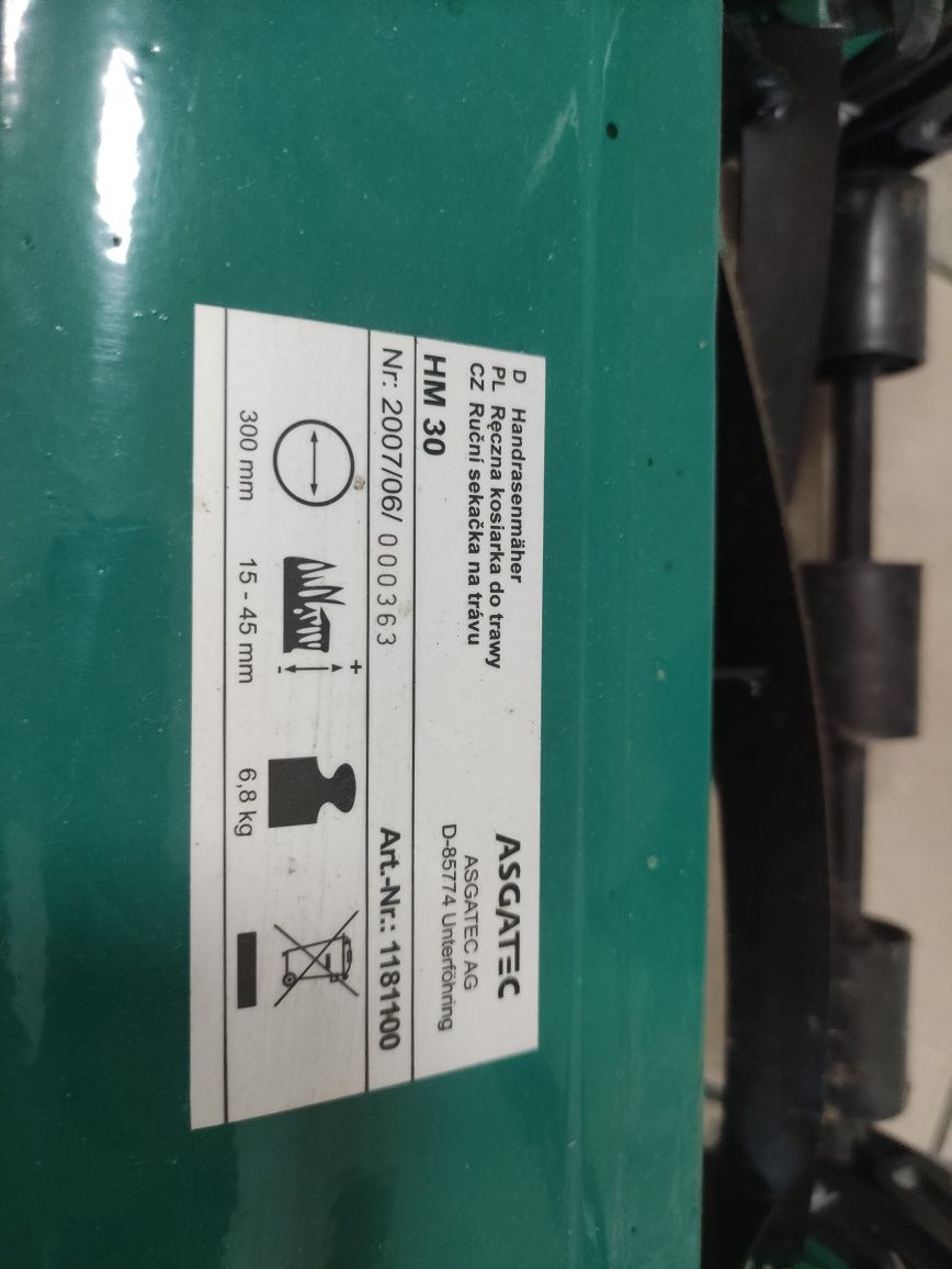 Kosiarka ręczna Asgatec HM30