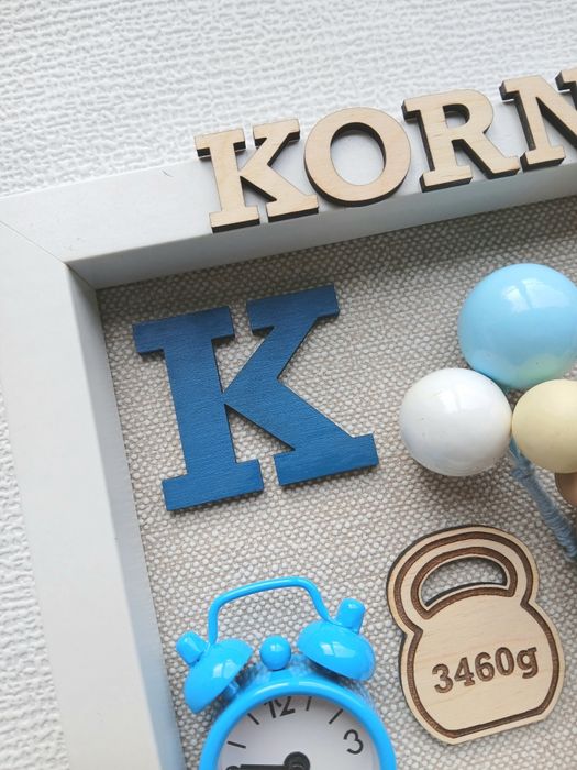 Metryczka dla chłopca pamiątka personalizowana na chrzest chrzciny