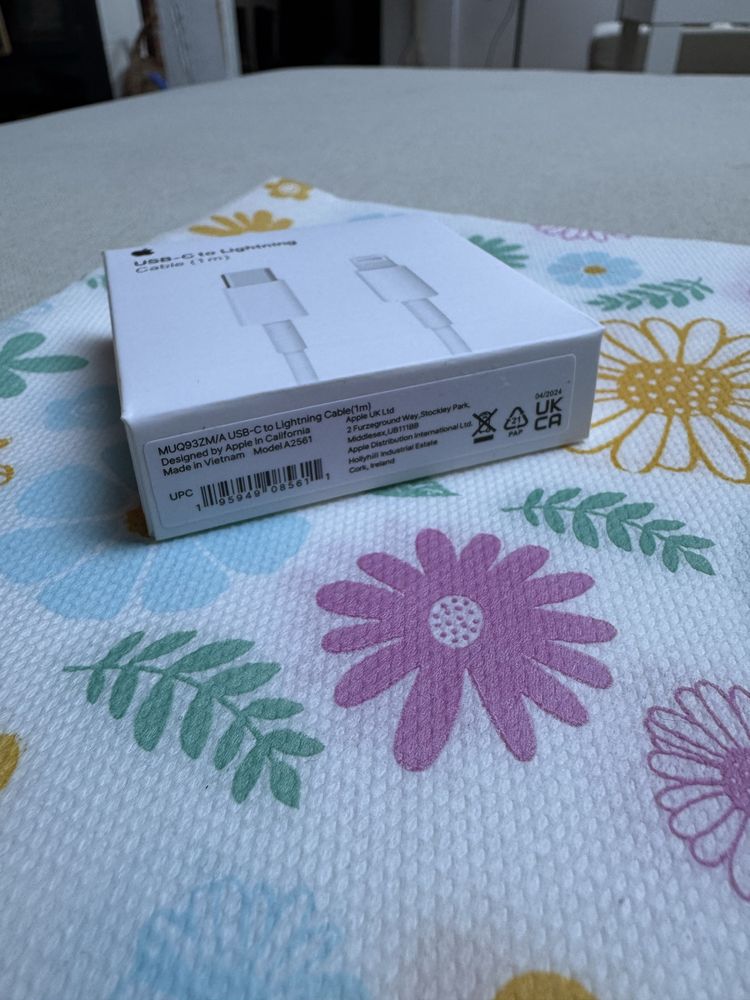 Kabel typ C - lightning 1 m iPhone Apple