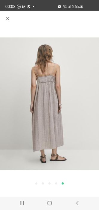 Сукня massimo dutti бавовна у розмірах