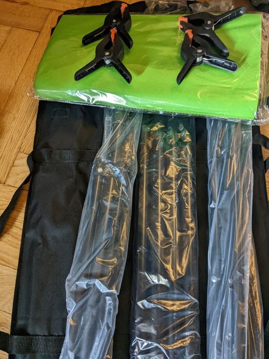 Тканинний Фотофон 2*3м білий чорний або зелений(хромакей)