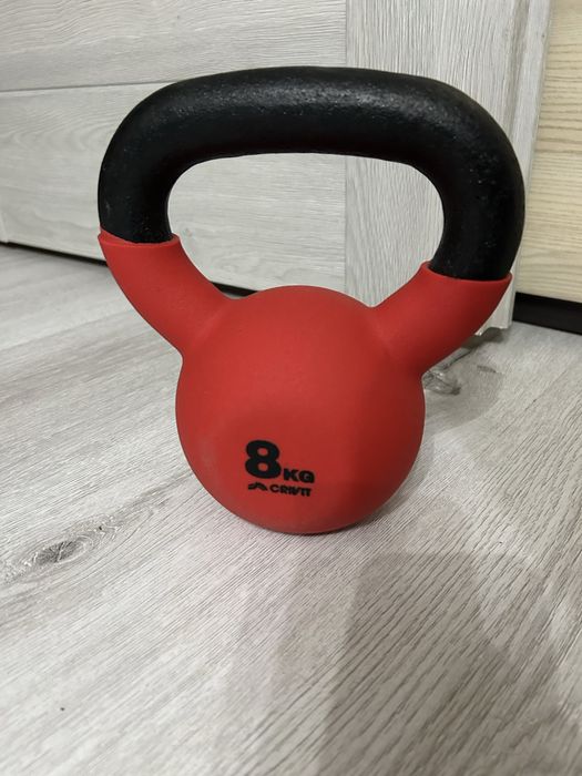 Crivit żeliwny kettlebell 8kg kettle (10 obserwujących)