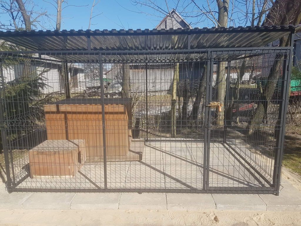 Kojec dla psa 3x2m, panel3D.