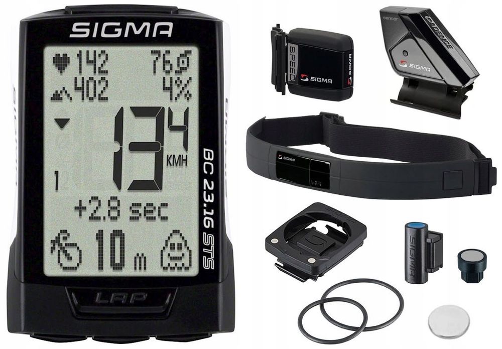 Bezprzewodowy Licznik Rowerowy SIGMA 23.16 KADENCJA PULS