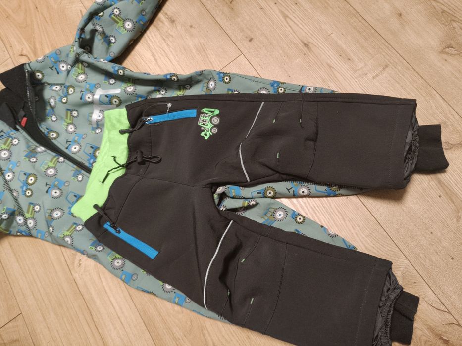 Kombinezon Softshell spodnie Softshell bluza dla chłopca roz 86/ 98