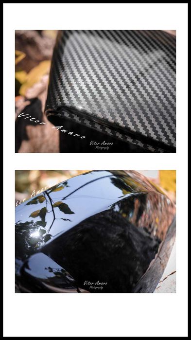 Capas de Espelhos em Look Carbono ou Preto (Audi A3 8v, S3, RS3)