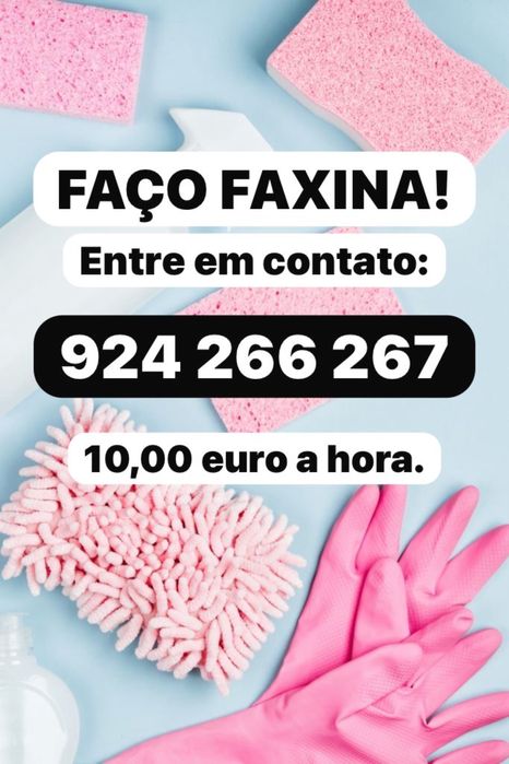 LIMPEZA GERAL 10,00 euros a hora