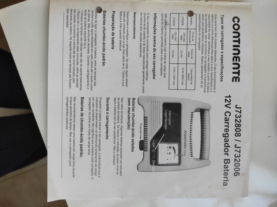 Carregador de baterias