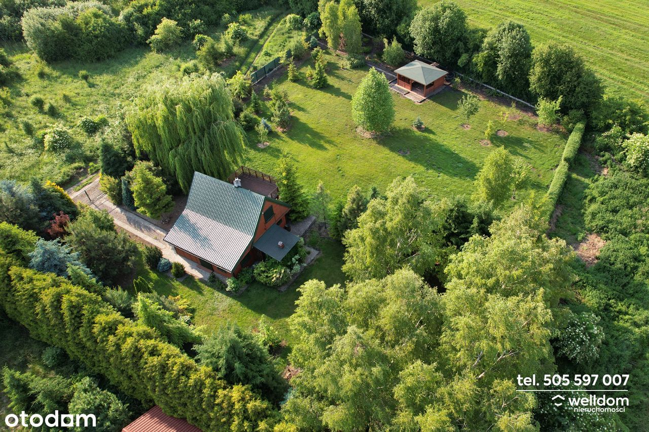 Piękny klimatyczny dom nad jeziorem Borzymowskim