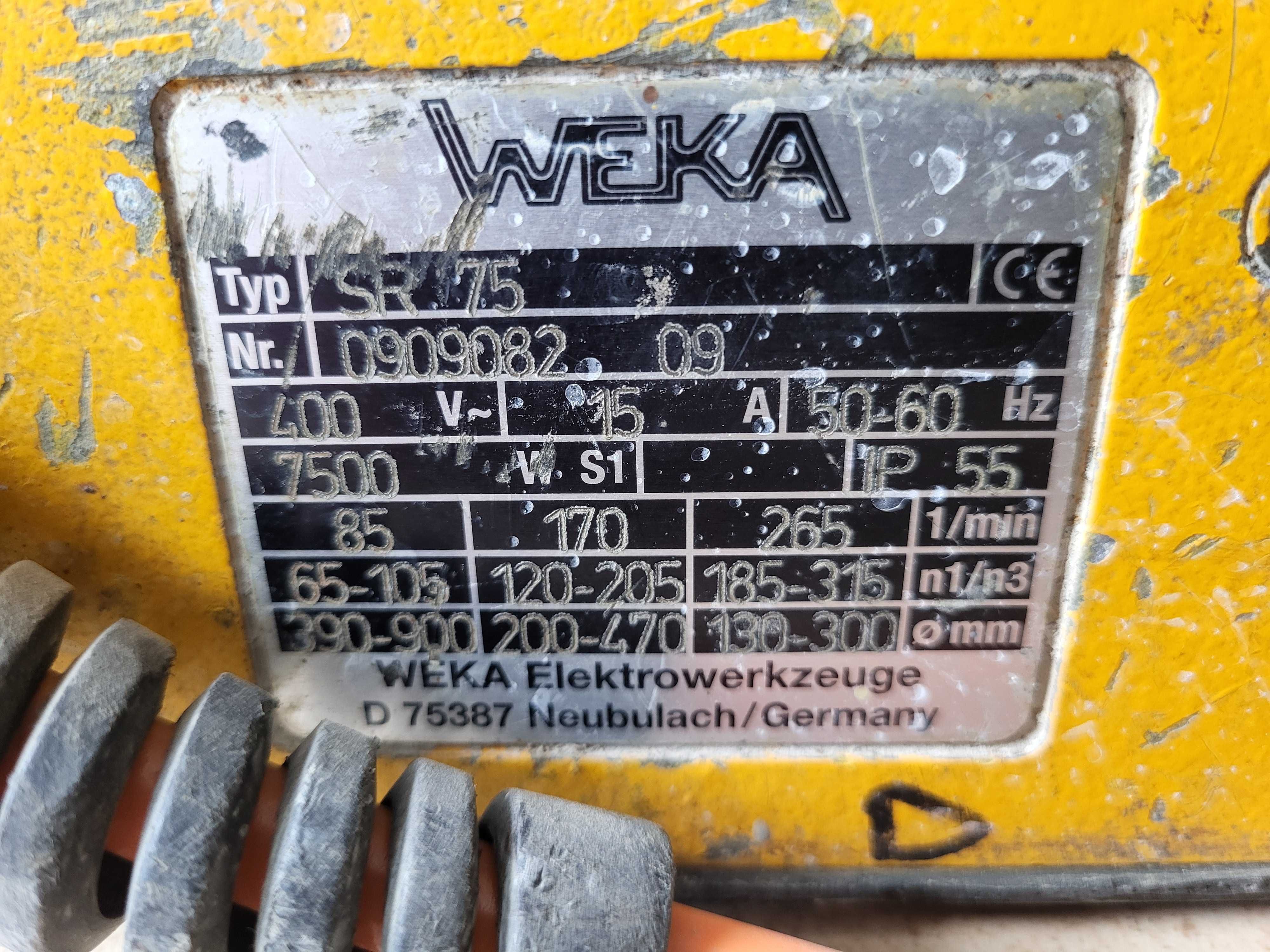 wiertnica WEKA SR75 statyw dystans