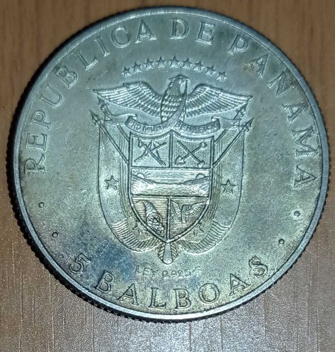 Moeda comemorativa Panamá 1970