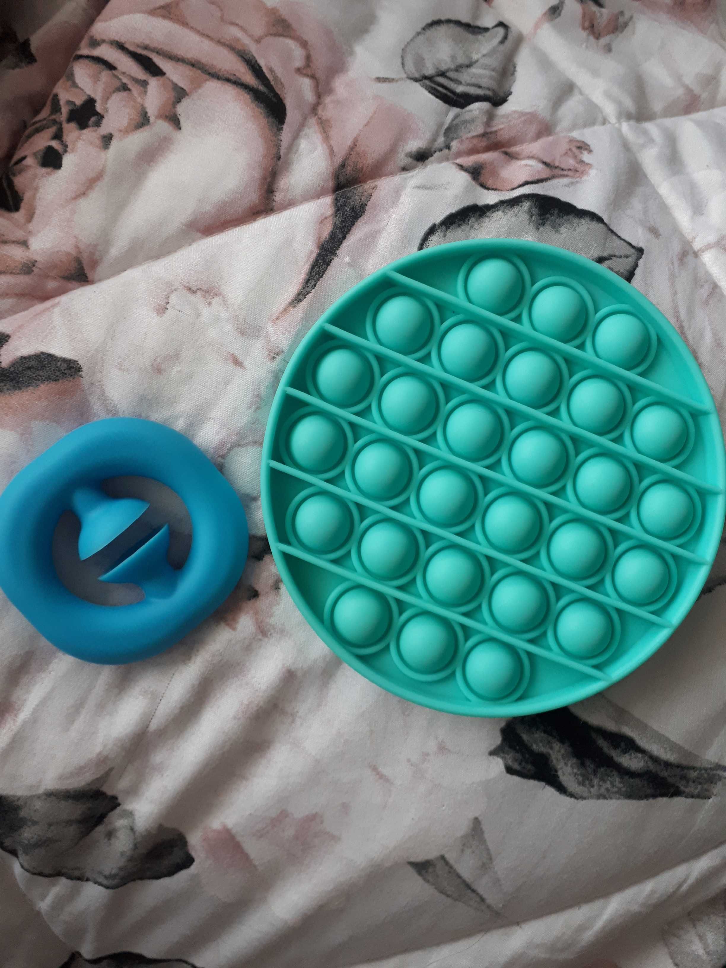 Conjunto de fidget toys azul