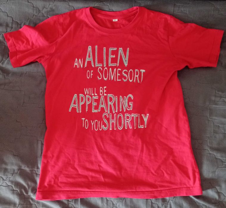 Bluzka dziewczęca czerwona