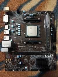 Комплект MSI A320M-A Pro, AMD A6-9500E, 8 gb